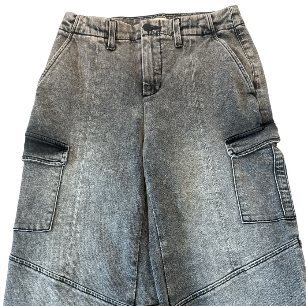 L’Agence Brooklyn High Waist Wide Leg Utility Jeans - Picture 6 of 12
